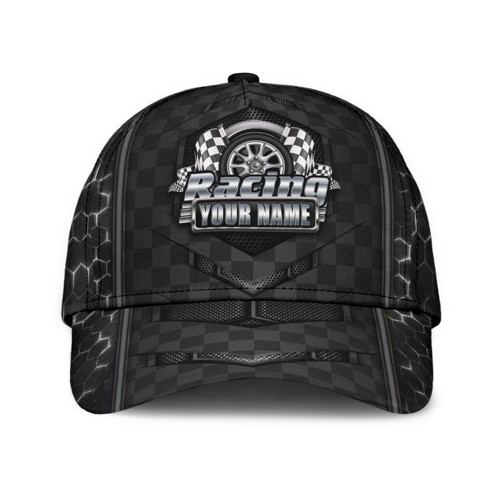Custom Racing Lover Black Style Personalized – Classic Cap