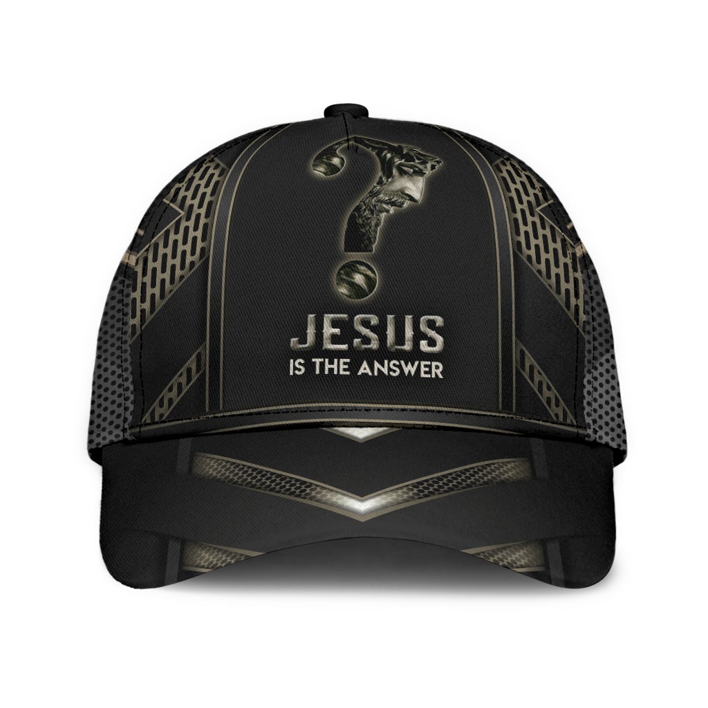 Jesus Is The Answer Faith Message – Classic Cap
