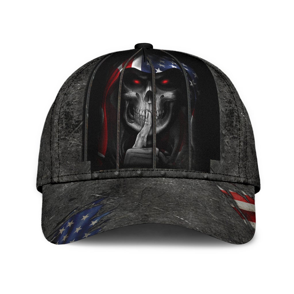 Shhh Silent Skull American Style – Classic Cap