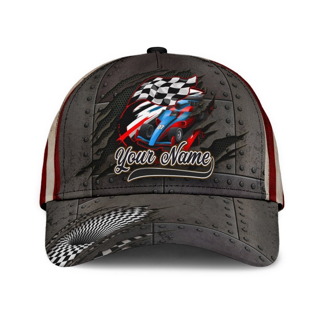 Custom Car Racing Flag – Classic Cap