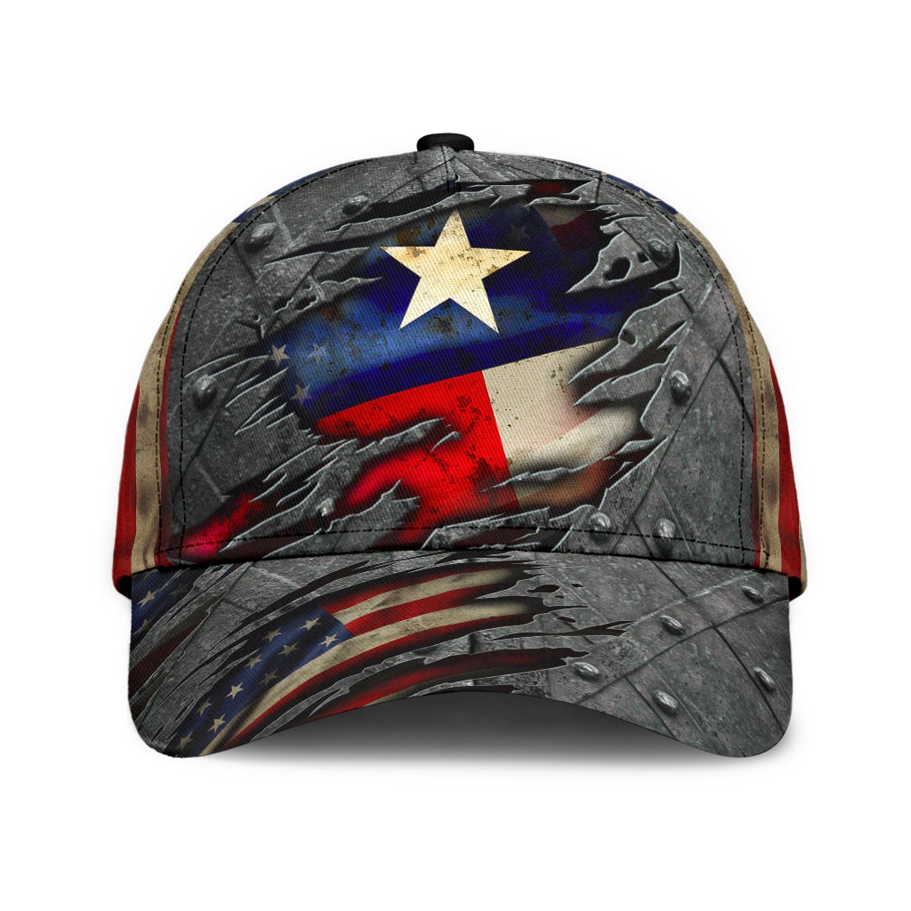 Texas US Flag Patriotic Style – Classic Cap