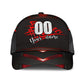 Custom Red Checked Racing Personalized Name Number – Classic Cap