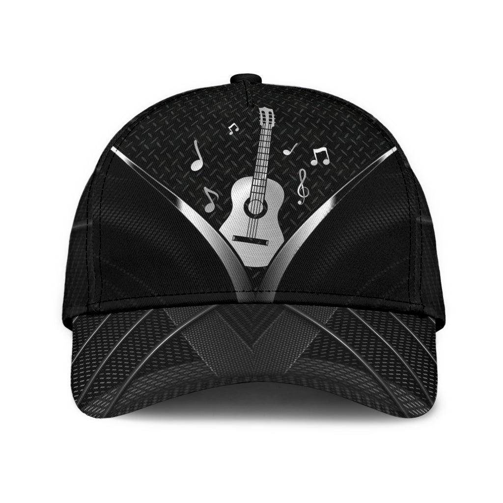 Guitar Carbon Black Music Style – Classic Cap