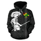 Hawaiian Warrior Tattoo Art - 3D Hoodie