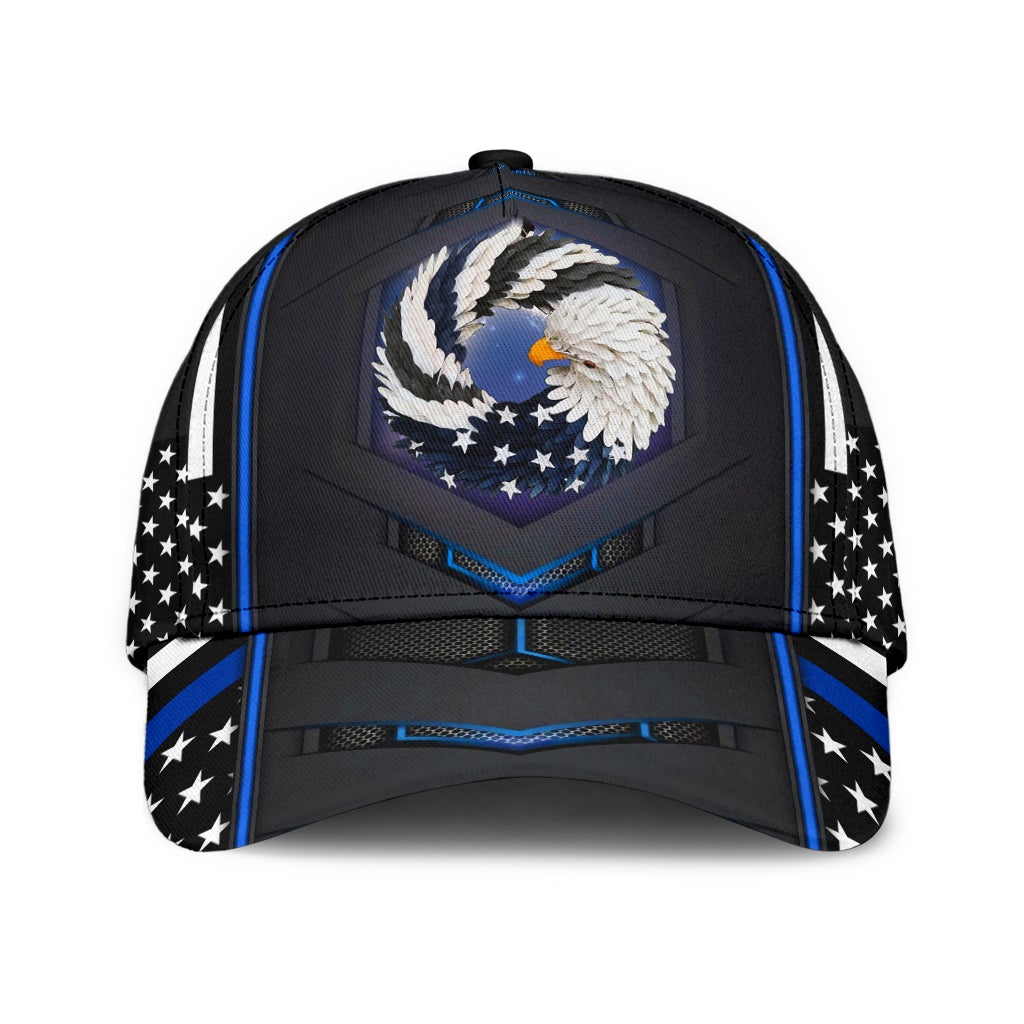 Blue God Bless America Eagle – Classic Cap