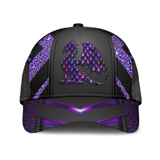 Dragon Purple Pattern Style – Classic Cap