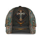 Jesus Cross Mandala Spiritual Style – Classic Cap