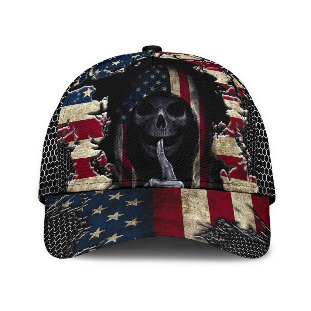 American Skull Crack Carbon – Classic Cap