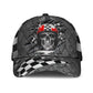 Skull Racing Crack Pattern – Classic Cap