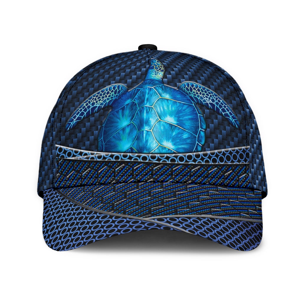 Sea Turtle Carbon Pattern – Classic Cap