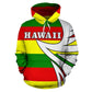 Hawaii Kanaka Flag Warrior Art - 3D Hoodie