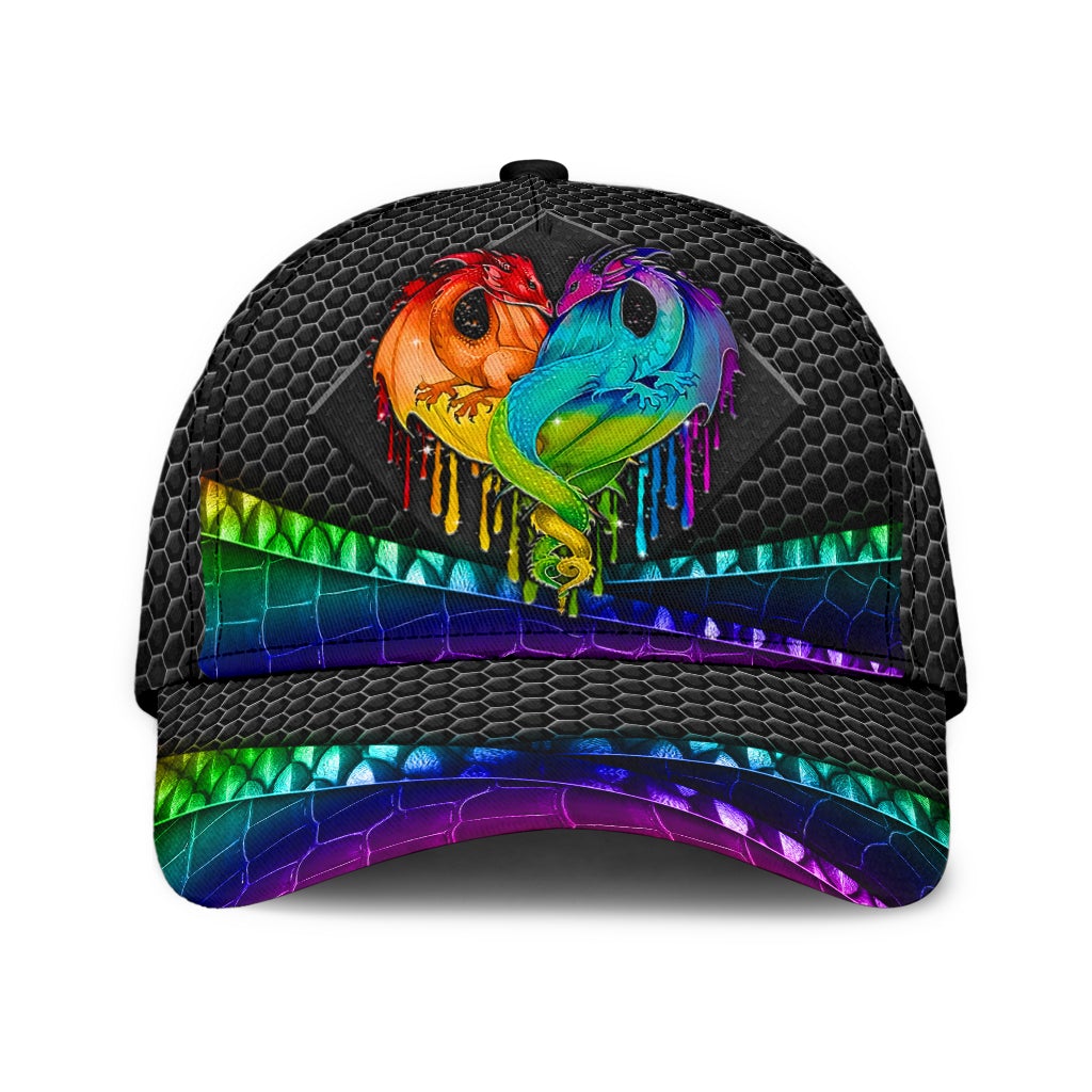 Love LGBT Dragon Pride Fantasy Style – Classic Cap