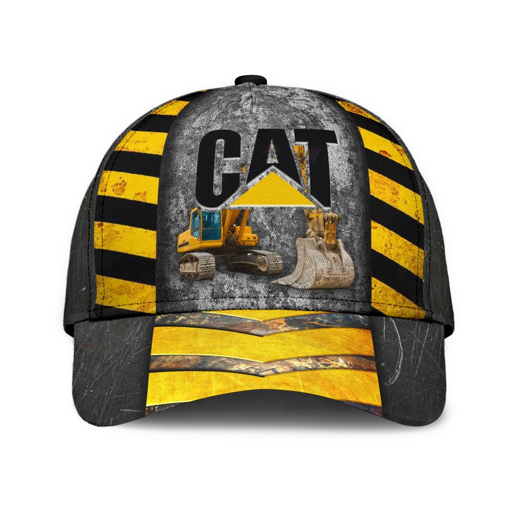 Cat Excavator Funny Work Machine Theme – Classic Cap