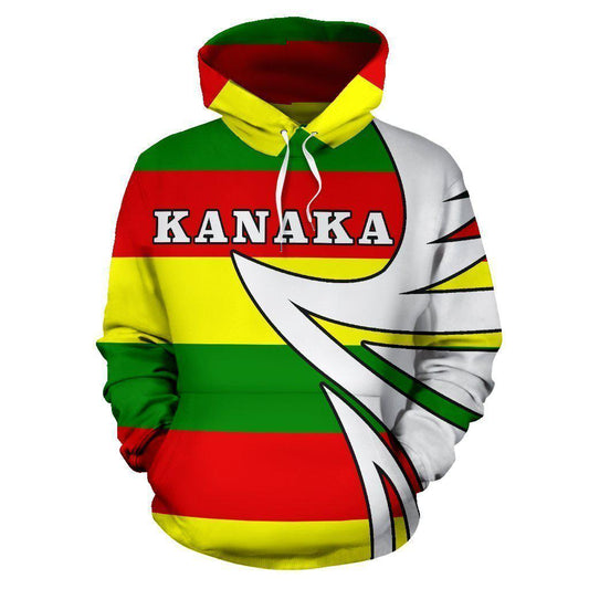 Kanaka Warrior Style Art - 3D Hoodie