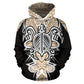 Hawaii Turtle Tribal Gold Armor Art - 3D Hoodie