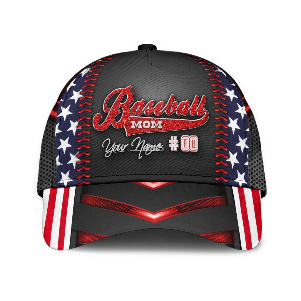 Custom Baseball Mom Personalized Sport Style – Classic Cap