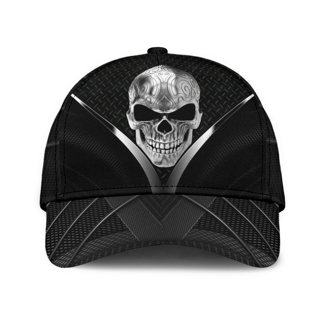 Skull Carbon Black Dark Style – Classic Cap