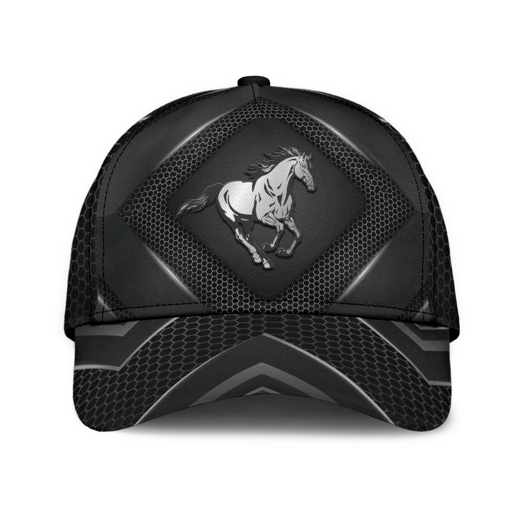 Horse Carbon Modern Equestrian Style – Classic Cap