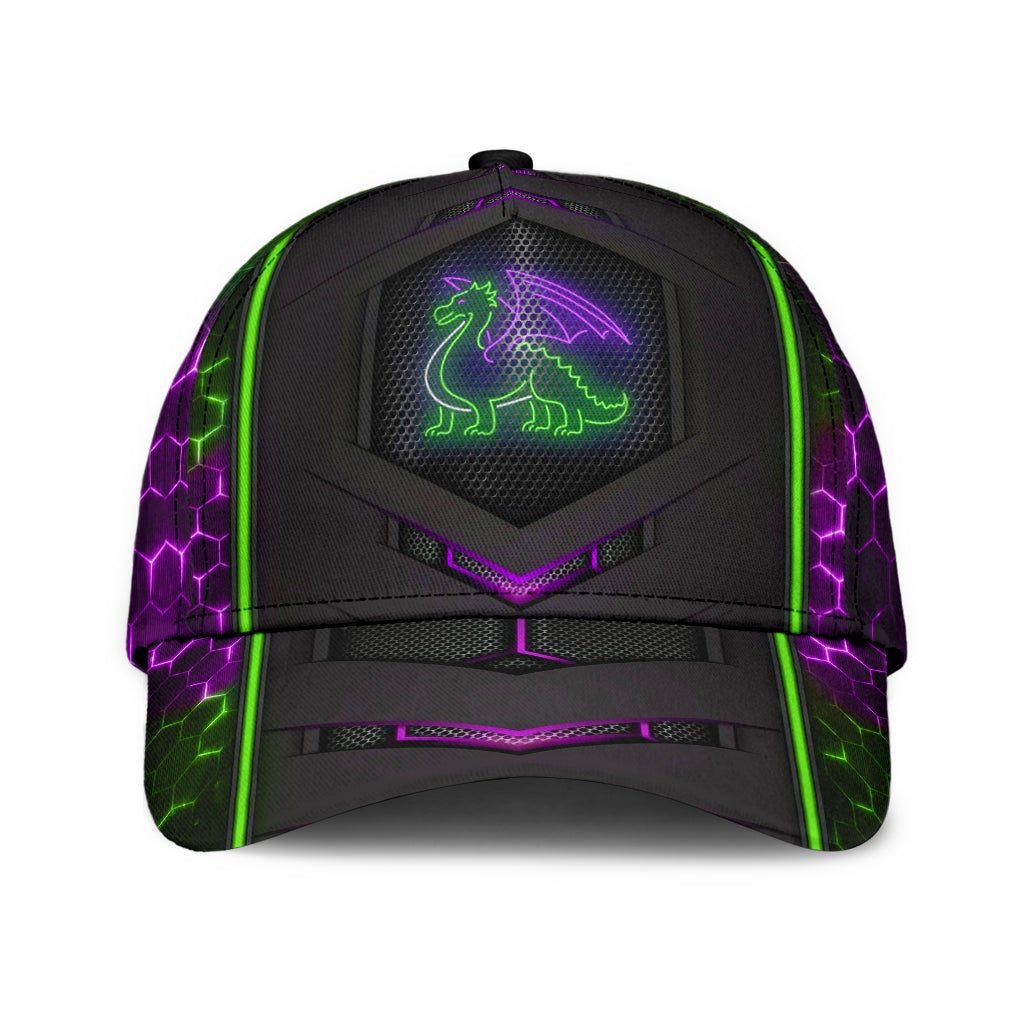 Dragon Neon Fantasy Glow Style – Classic Cap