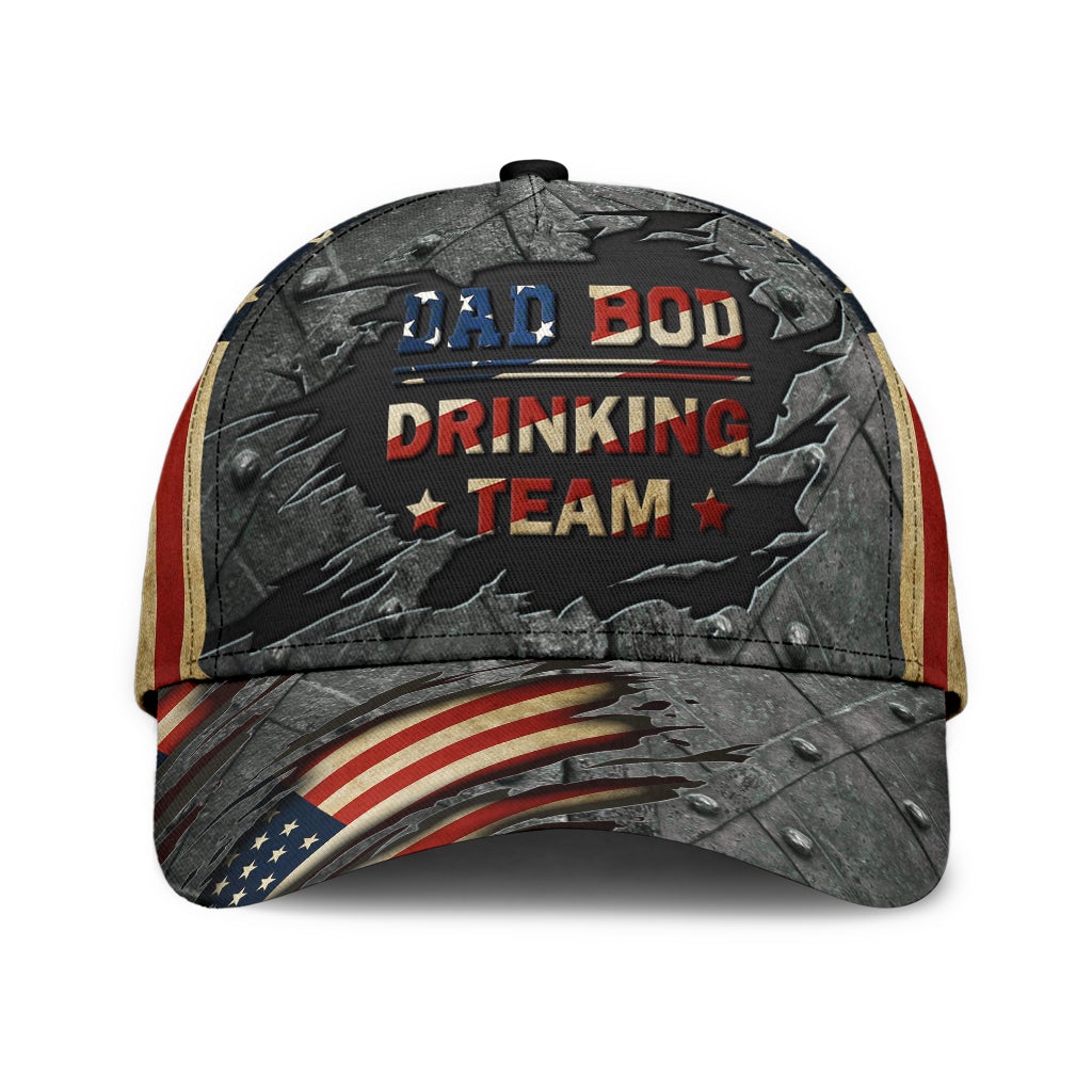 Dad Bod Drinking Team American – Classic Cap