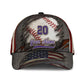 Custom Baseball Crack American Flag – Classic Cap