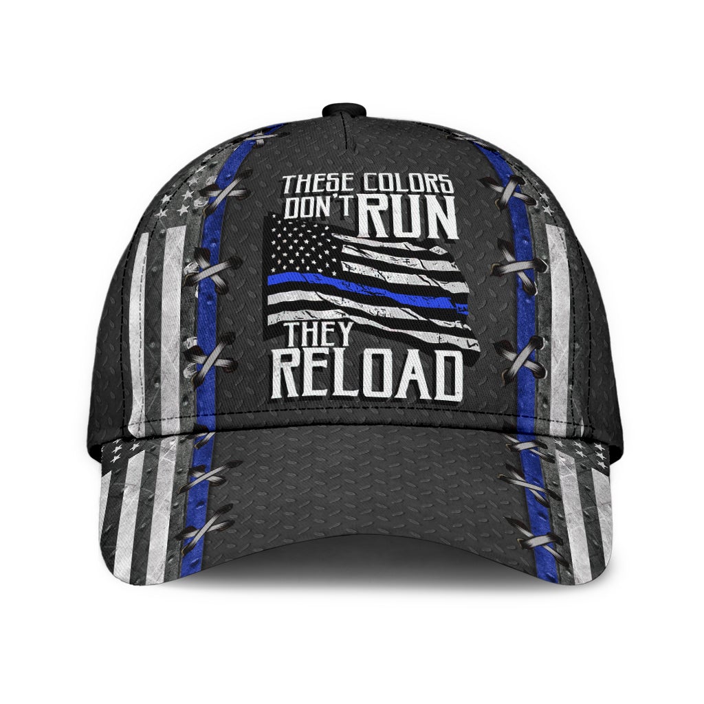 Blue Line American Colors Never Run – Classic Cap
