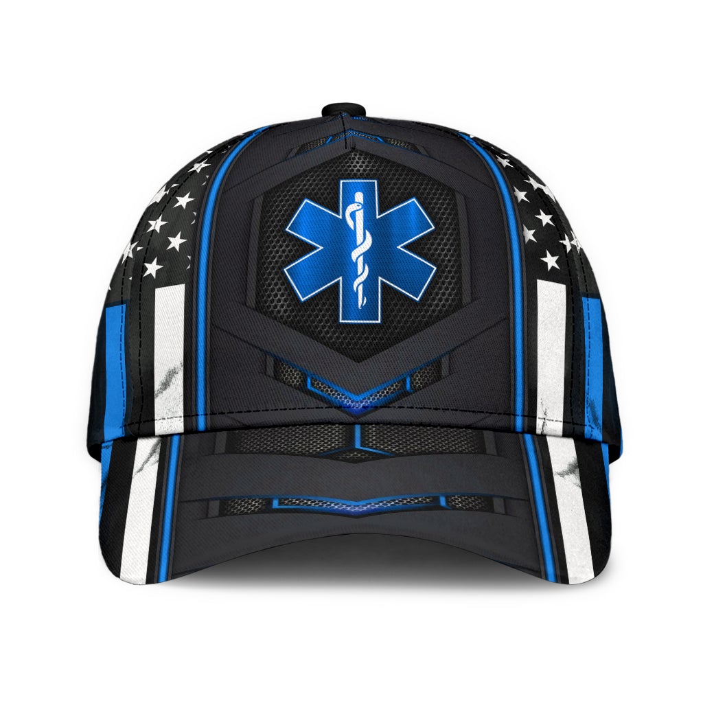 EMS Paramedic Blue Flag – Classic Cap