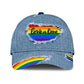 Love Is Love Jean Pride Pattern – Classic Cap