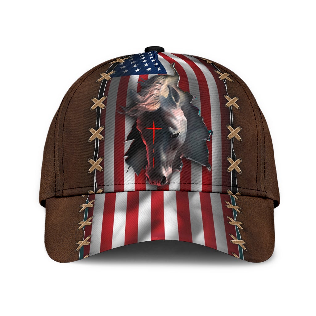 Faith Horse American Flag – Classic Cap