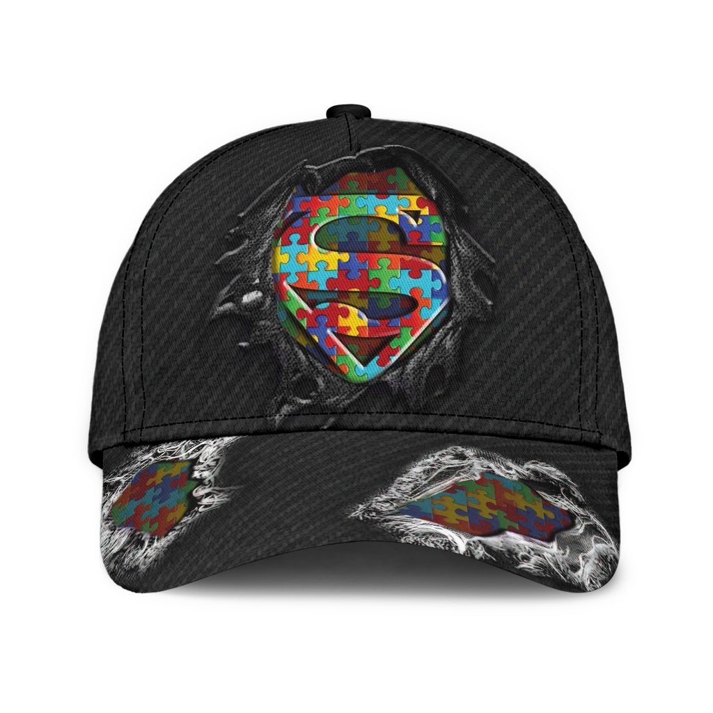 Autism Jean Pattern Awareness Style – Classic Cap