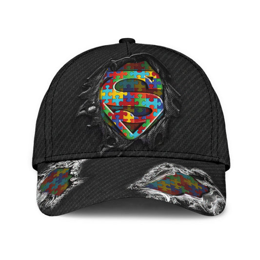Autism Jean Pattern Awareness Style – Classic Cap