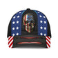 American Skull Carbon Pattern – Classic Cap