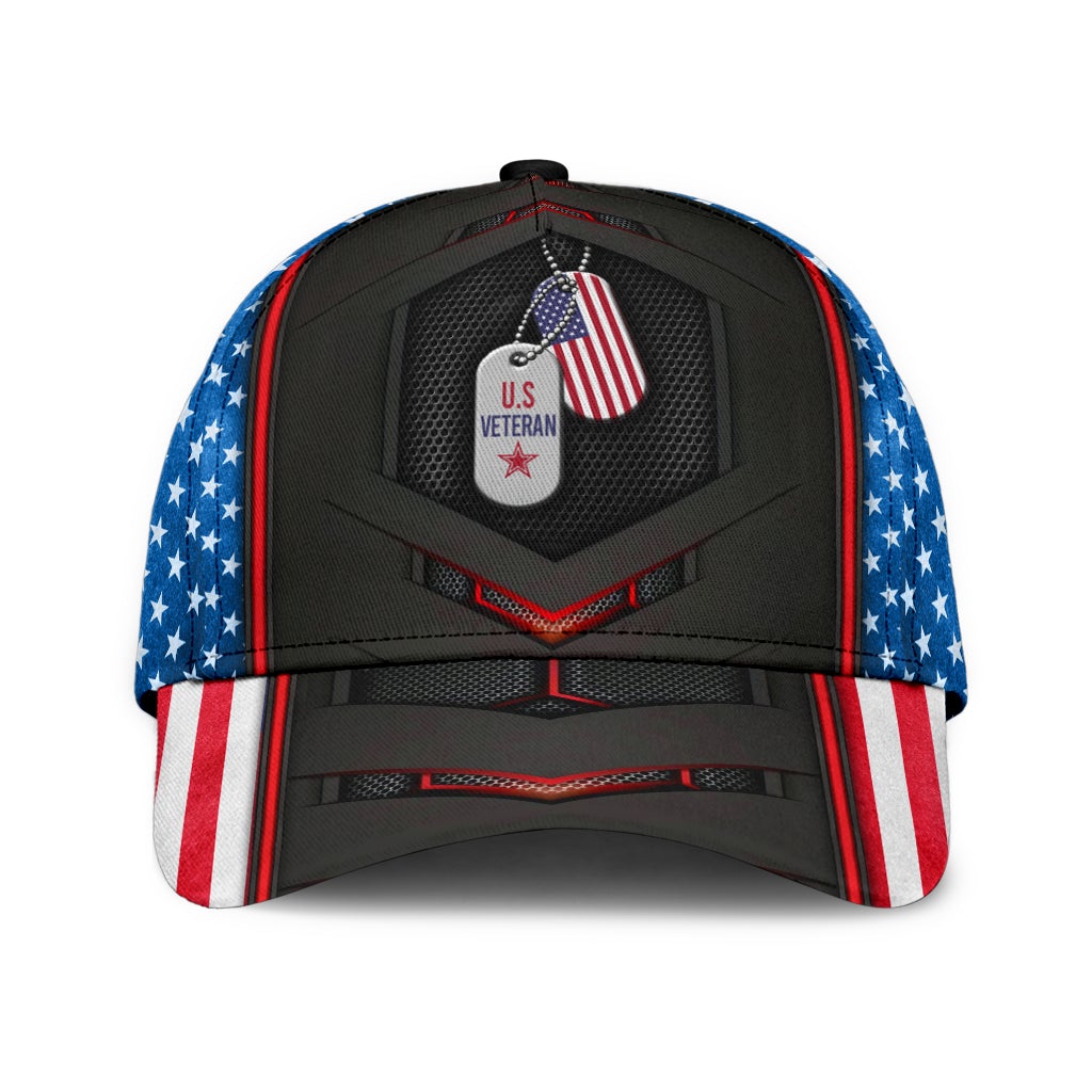 US Veteran Flag Carbon – Classic Cap