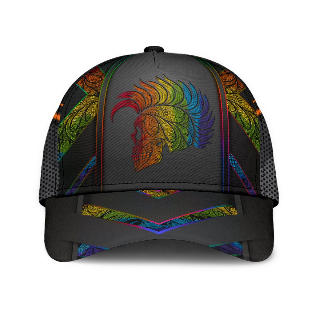 LGBT Skull Pride Art Style – Classic Cap
