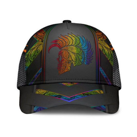 LGBT Skull Pride Art Style – Classic Cap