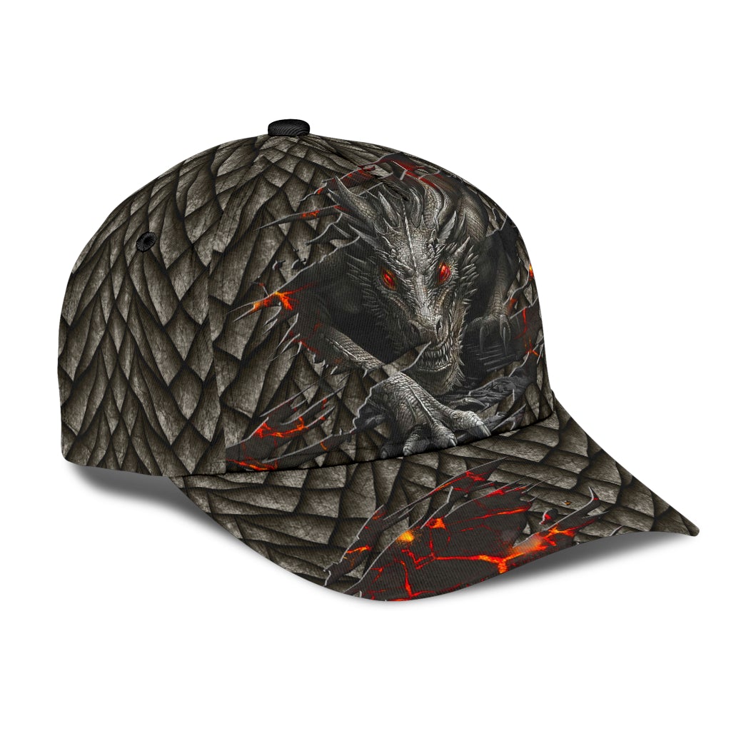 Dragon Lava Fire Fantasy Style – Classic Cap