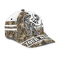 Custom Name T Rex Dinosaur Camo – Classic Cap