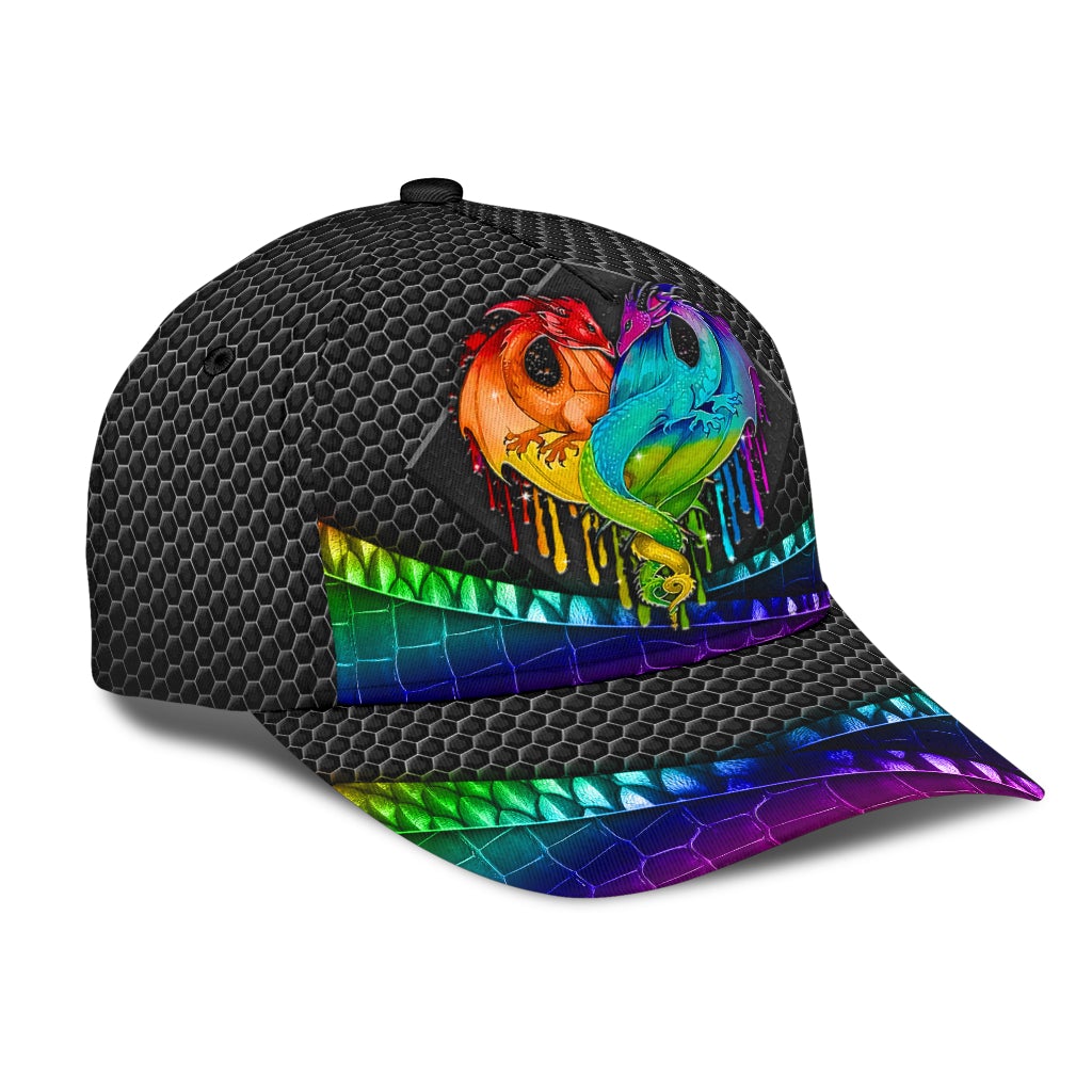 Love LGBT Dragon Pride Fantasy Style – Classic Cap