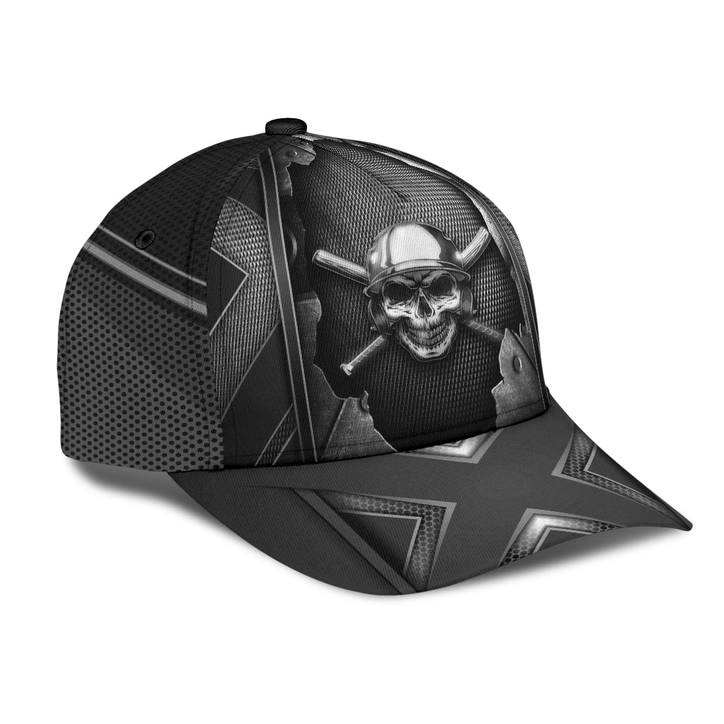 Skull Baseball Helmet – Classic Cap