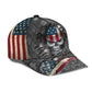Cowboy Skull American Flag – Classic Cap