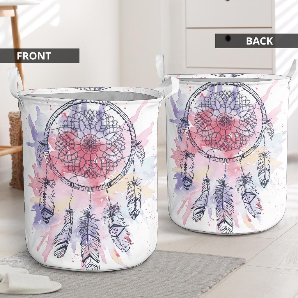 Native Americans Legend Life Limited 2 – Laundry Basket-Owls Matrix