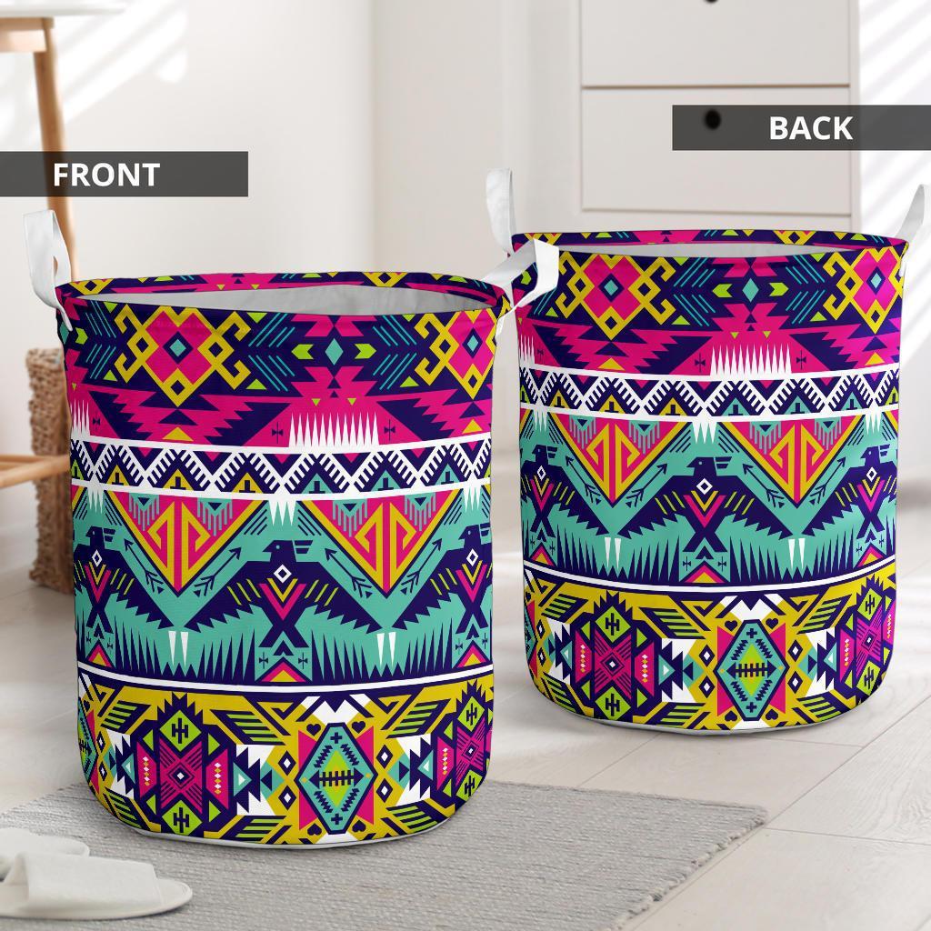Native Americans Legend Life Limited 14 – Laundry Basket-Owls Matrix