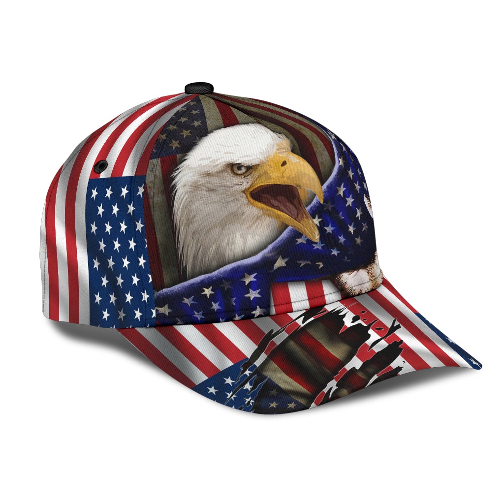 American Eagle Patriotic Flag Style – Classic Cap
