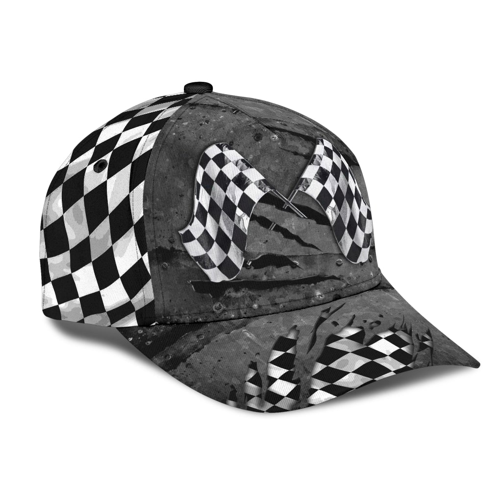 Racing Flag Crack Motorsport Style – Classic Cap