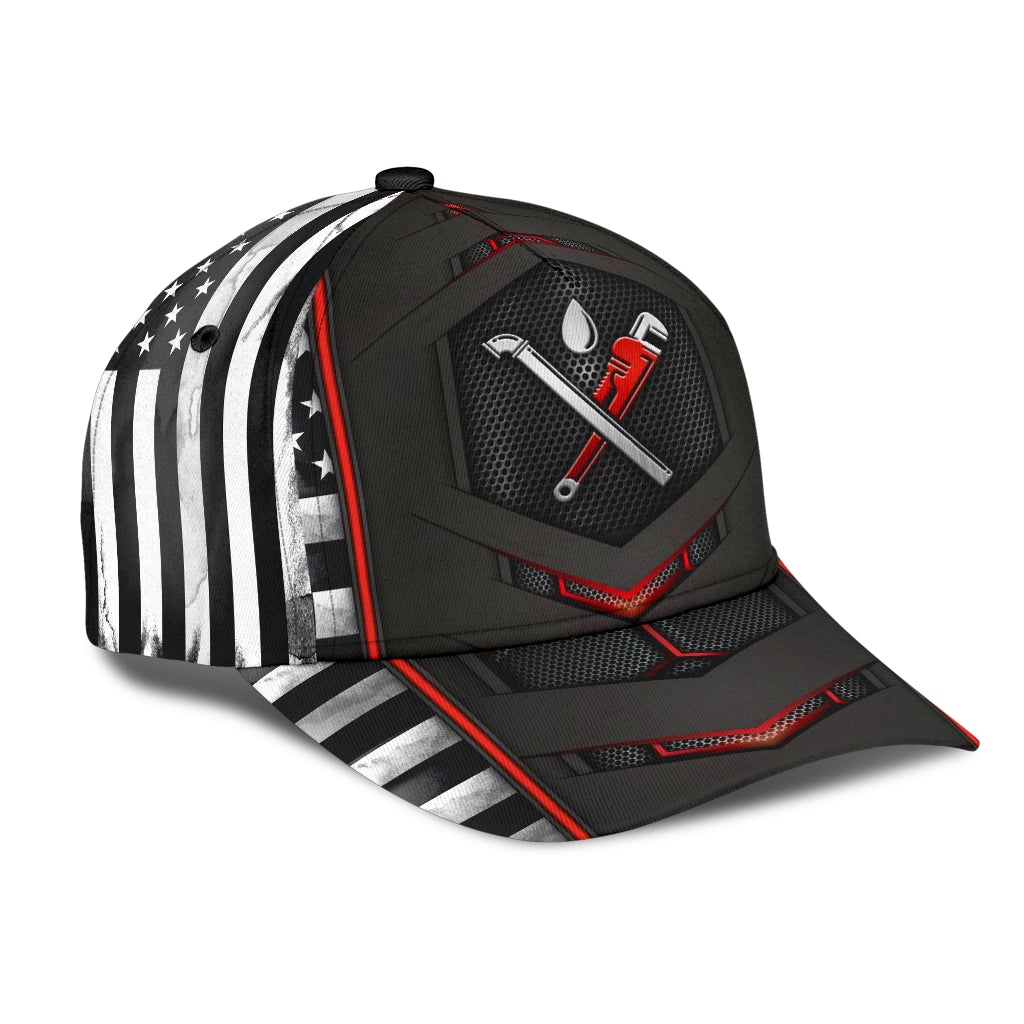 Plumber Red Flag Workwear Style – Classic Cap