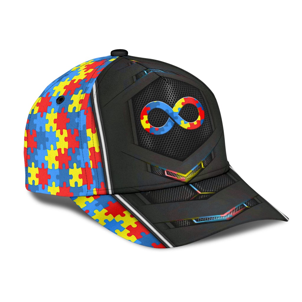 Autism Awareness Carbon Support Style – Classic Cap