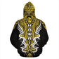Hawaii Turtle Tribal Yellow Armor Art - 3D Hoodie