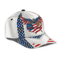 Custom Proud American Eagle Personalized Name – Classic Cap