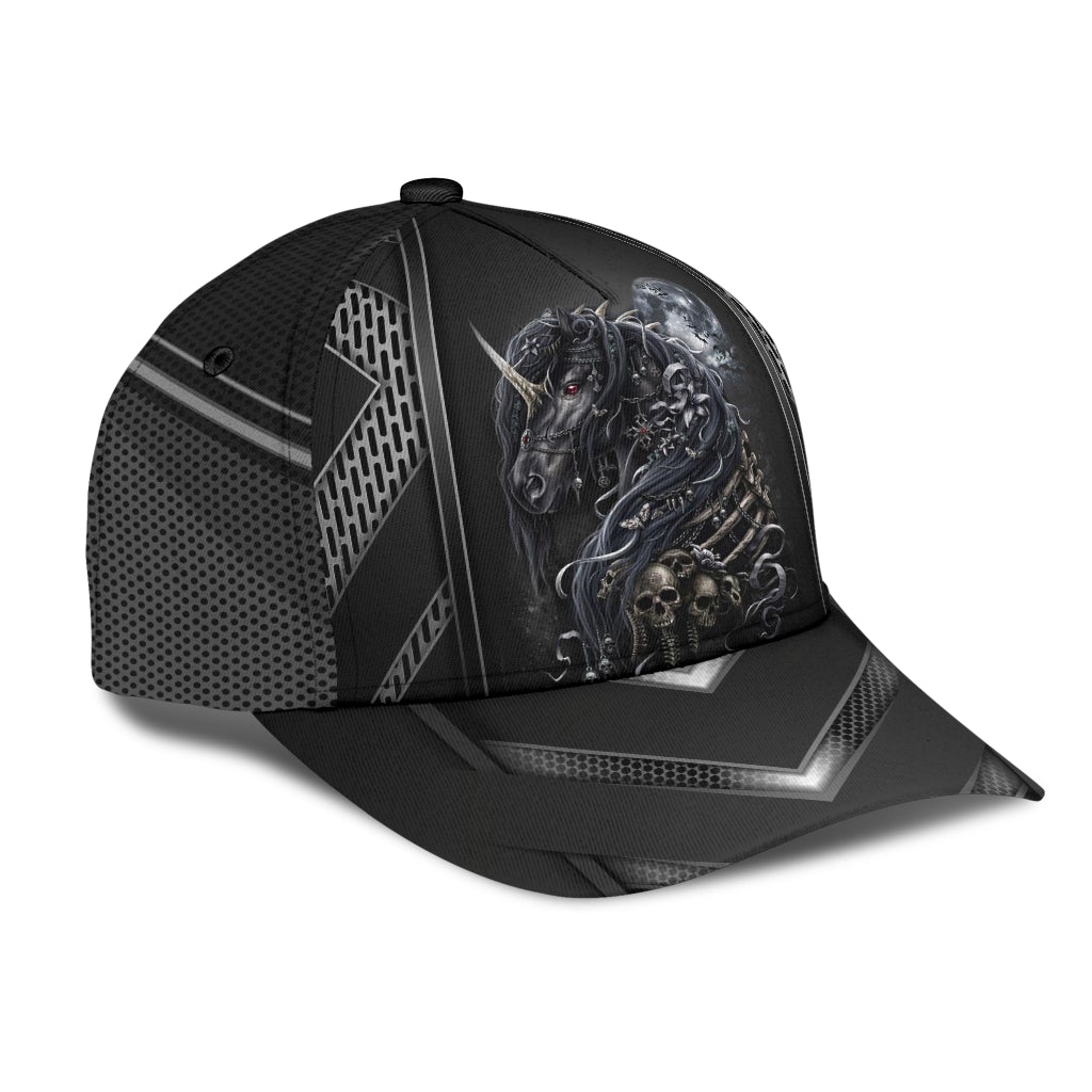 Unicorn Skull Fantasy Style – Classic Cap