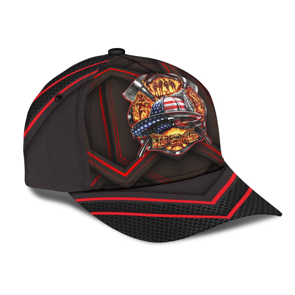 Firefighter Back The Red Support Tribute – Classic Cap